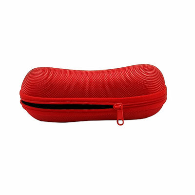 Lightweight Red Hard Shell EVA Glasses Case For Safety Protection