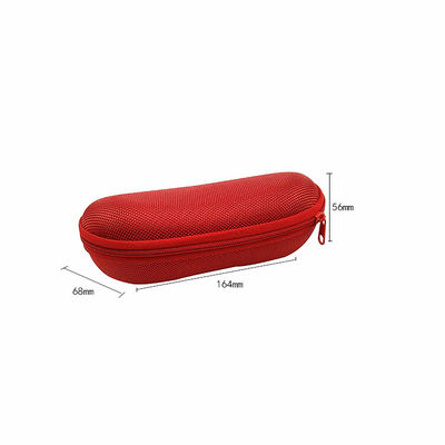 Lightweight Red Hard Shell EVA Glasses Case For Safety Protection