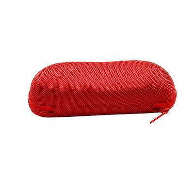 Lightweight Red Hard Shell EVA Glasses Case For Safety Protection