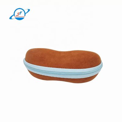 Oem Logo Custom Made Durable EVA Glasses Case With Zipper 162*80*60mm