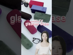 SF markası Velvet 5 renk metal demir kutu Mor kırmızı yeşil mavi siyah optik gözlük kutu